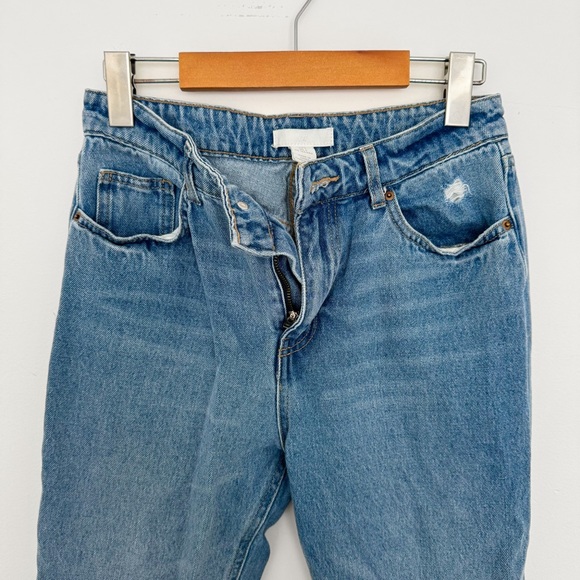 Straight Leg Split Hem Jeans - Picture 4 of 7